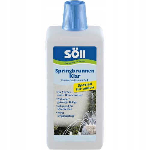  SOLL SPRINGBRUNNEN KLAR 1 L-ES SZÜKKÖTŐSZER