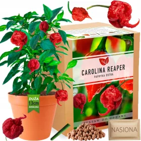    Carolina Reaper HP22B Pirospaprika magvak XXL termesztési készlet Nagyon fűszeres