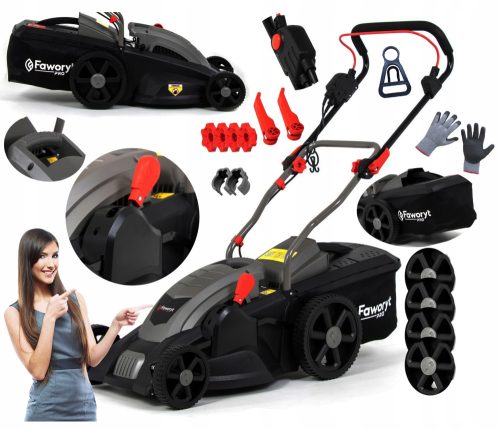  Kedvenc 1600 W-os elektromos fűnyíró, 40 literes