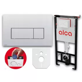  Keretkészlet WC GEB ALCAPLAST gomb CHROME MAT