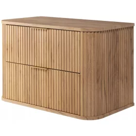    Mosdó szekrény fiókokkal TÖLGY CRAFT 80 cm VONÁLT függő GLAMOUR