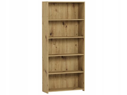  Mobene Modern polc 80 cm x 180 cm x 30 cm kézműves tölgy