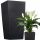  Deco4Home virágcserép 20 cm x 20 x 37,5 cm műanyag antracit