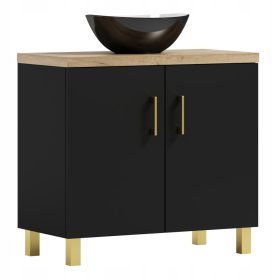    Szabadon álló fürdőszobai szekrény ROCO 60 mosdóval fürdőszoba készlet 60