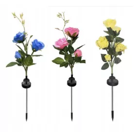  Solar roses napelemes lámpa, 65 cm, 3 db.