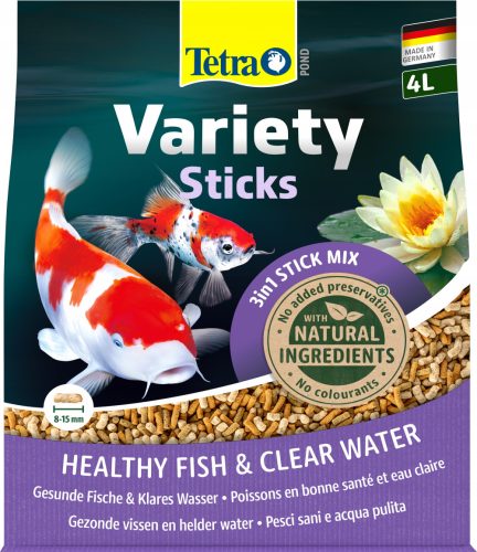  Tetra Pond Variety Sticks 3 az 1-ben haleledel 4l