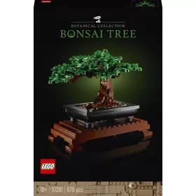    LEGO Classic 22042003 LEGO CREATOR BONSAI FA RÓZSASZÍN ZÖLD VIRÁGOK NÖVÉNYEK DÍSZÍTÉS
