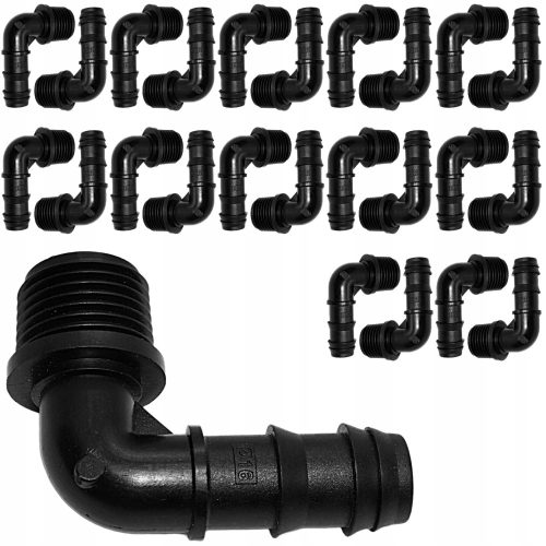  25x KÖNYÖK KÖNYÖK CSATLAKOZÓ zsinór ø16x1/2" M. Cseppcső készlet Fi16mm