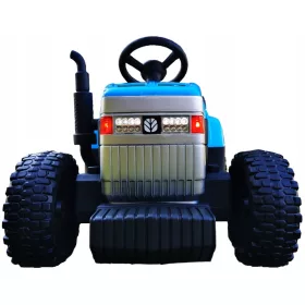    NEW HOLLAND ELEKTROMOS TRAKTOR AUTOMATIKUS AKKUMULÁTOROS LED VILÁGÍTÁS UTÁNCOS TÁVIRÁNYÍTÓ