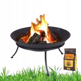  NAGY KERTI TŰZÁLLÓ GRILL ÖNtvényvas ÁLLVÁNY 47cm