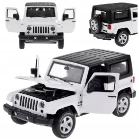    SPORTAUTÓ SUV AUTÓ AUTO JEEP WRANGLER LIGHT SOUND METAL 1:32