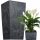  Prosperplast Urbi Square Concrete Effect virágcserép 32,5 x 61 cm antracit
