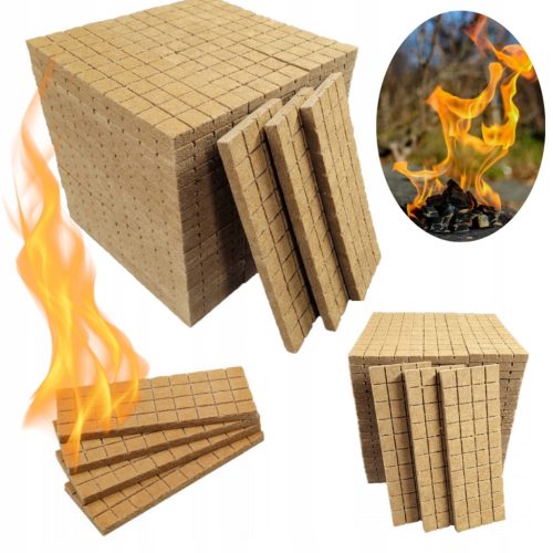  GYÚJTÓ SZETT GRILLBE, TÁBORTÜZRE, HATÉKONY GYÚJTÁS KANDALLÓHOZ, TÁLYHA, 1200 DB