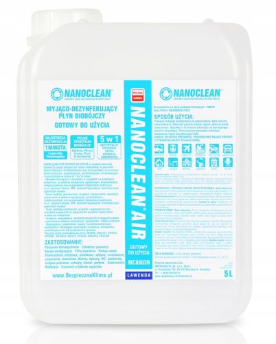 NanoClean klímatisztító folyadék 5 l