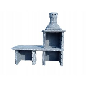    BETON GRILL megerősített kerti füstölő palota nagy téli akció