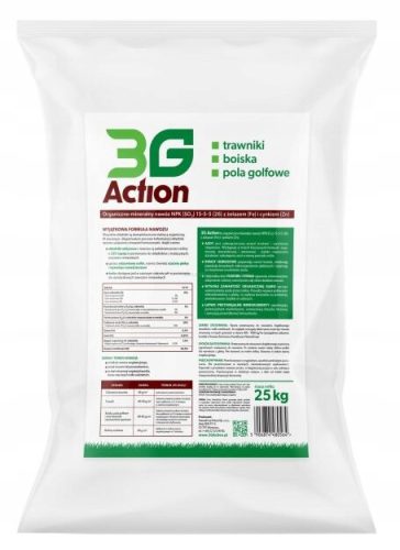 3G ACTION többkomponensű műtrágya, granulátum, 25 kg