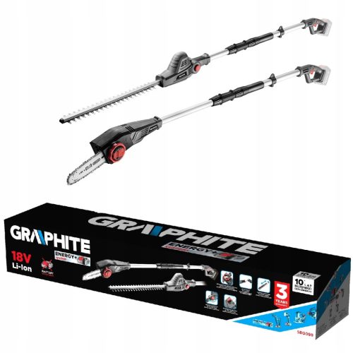  Grafit 187 cm-es 18 V-os vezeték nélküli elektromos olló