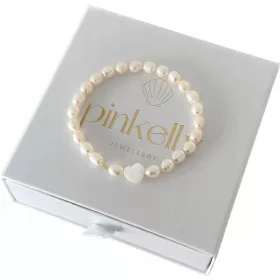  Karkötő természetes szív gyöngyökkel