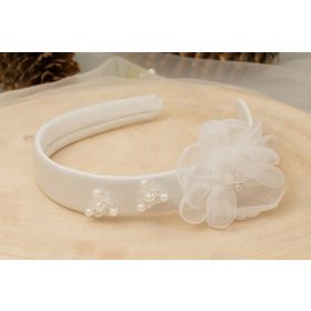    Fehér úrvacsora fejpánt úrvacsorához, úrvacsora hajdíszek