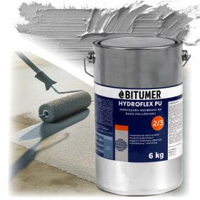   FOLYÉKONY POLIURETÁN MEMBRÁN TETŐK TERASZOK ERKÉLYEK 100% TÖMÖRSÉG 6 KG