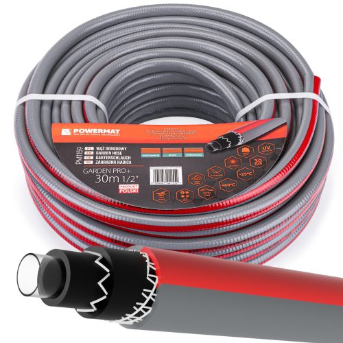  kerti víztömlő 1/2'' 30m 6 rétegű 30 bar