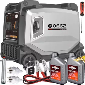   Hordozható egyfázisú generátor Majster Polska 3800 W benzin