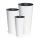  Prosperplast Tubus Slim virágcserép 30 x 30 x 57 cm fehér + 2 egyéb termék