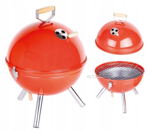  GRILL FEDŐVEL SZÉNGRILL HORDOZHATÓ KIS TURISZTIKA KERT LOLKI OTTHON