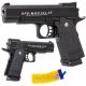  FÉM PISZTO MŰANYAG GOLYÓKHOZ REPLICA COLT METAL + 800 GOLYÓ