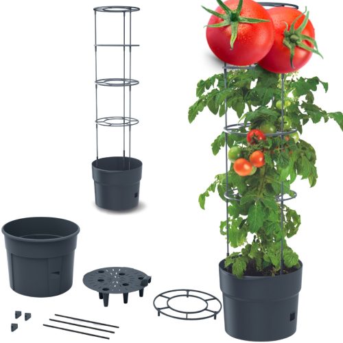  Virágcserép DTU24 29,5 cm x 29,5 x 115 cm átmérő 29,5 cm műanyag antracit