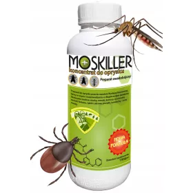    Folyadék csótányok, szúnyogok, hangyák, legyek, ezüsthal ellen Moskiller 2,5 kg 1000 ml