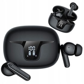    VEZETÉK NÉLKÜLI FÜLBE HELYEZETT FEJHALLGATÓ TWS XY19 VÍZÁLLÓ 2 mikrofonos LED KÉPERNYŐ