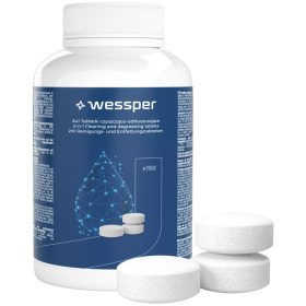    Wessper 2in1 tisztító és zsírtalanító tabletta kávéfőzőgépekhez, 150 db