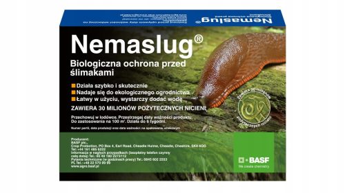 Nemaslug csigák számára 10 millió fonálféreg 30 m2-enként