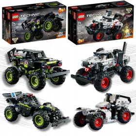    LEGO Technic Monster Jam Grave Digger 42118 + LEGO Technic Monster Jam Mutt Dalmatian 42150