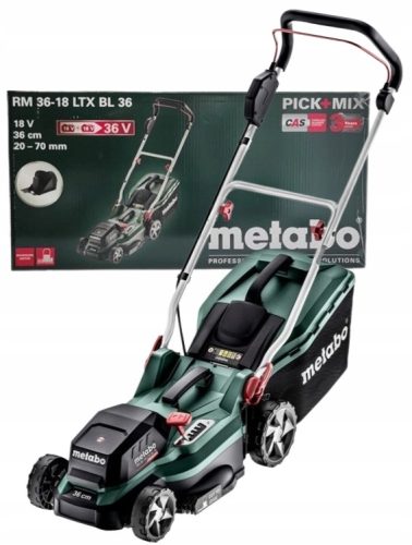 Metabo akkumulátoros fűnyíró 36 cm