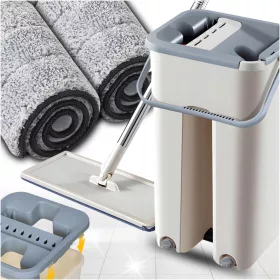   Vödör és lapos felmosó Maxsell VÖRÖS MOP, KÉT KOMBONTA, 11 cm