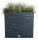  Prosperplast virágcserép 58 cm x 18 x 50 cm átmérőjű 18 cm műanyag fekete