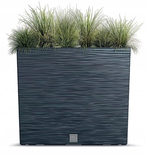  Prosperplast virágcserép 58 cm x 18 x 50 cm átmérőjű 18 cm műanyag fekete