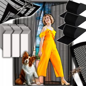    MÁGNESES SZÚNYONHÁLÓ ERKÉLYAJTÓHOZ, NAGYON ERŐS 140/150/160X210/220