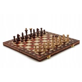    Szenátor mahagóni sakk/Díszsakk/Fából készült sakk/ gyártó Szy Żurek