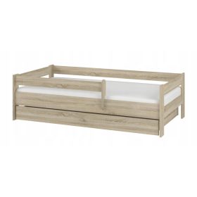   Gyerekágy gyereknek SIMPLE BABY BOO 160x80 + DRAWER sonoma tölgy