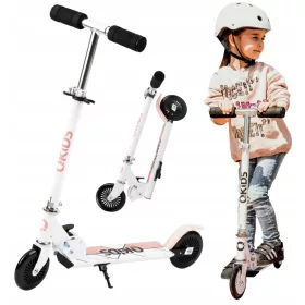  QKids kétkerekű robogó ajándékba Fehér, rózsaszín