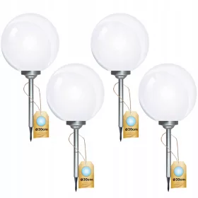  NNLED napelemes lámpa, fehér, 71 cm, 4 db.
