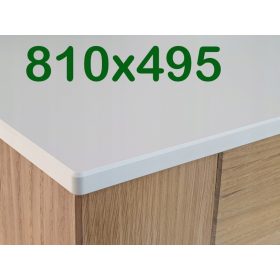    Fürdőszoba munkalap 81cm vízálló fehér 8685 SU kompakt HPL 12mm