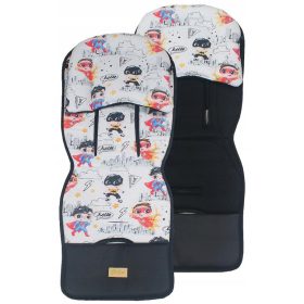    KÉTOLDALAS BASONTABETÉT, LÉLEGZŐ HÁLÓS, PAMUT SUPERHERO