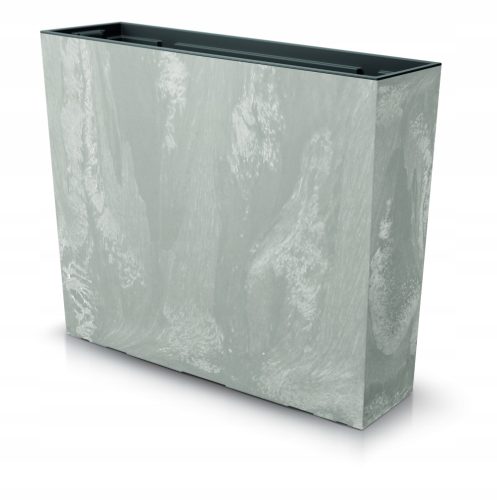  Prosperplast virágcserép 58 cm x 18 x 49,8 cm műanyag szürke és ezüst árnyalatok