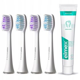    4x tipp a TEESA SONIC PRO TSA8012-hez, Deepwhite +ELMEX SENSITIVE csere