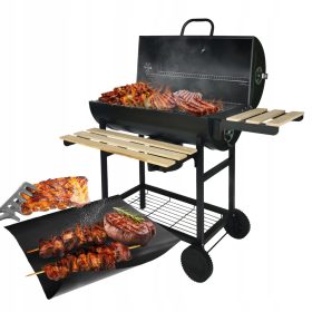  NAGY KERTI SZÉNGRILL HŐMÉRŐ, 2 RÉSZES + 8x MAT 1008