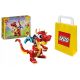  LEGO Creator 3 az 1-ben 31145 Red Dragon + Papírtáska LEGO 6315786 sárga 24x8x18 cm